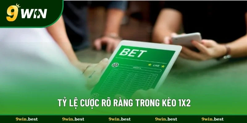 Tỷ lệ cược rõ ràng trong kèo 1X2